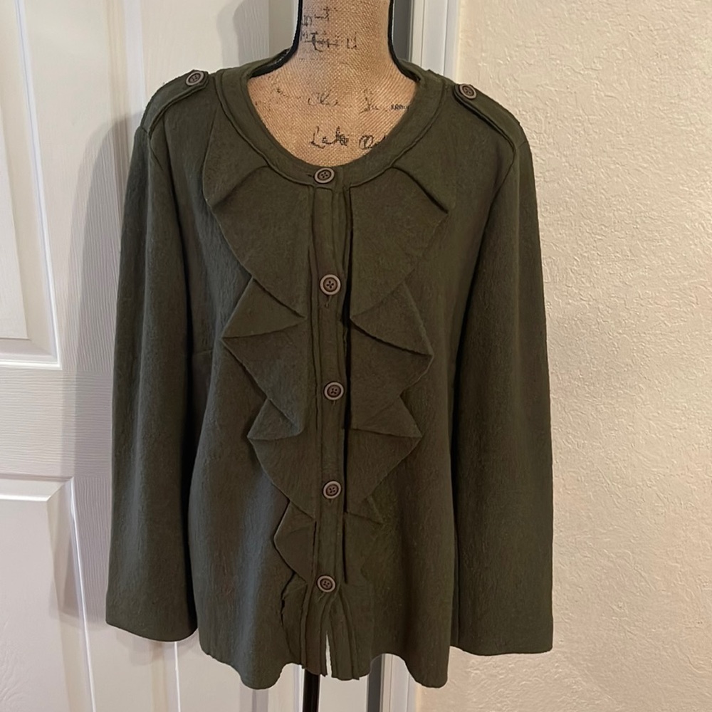 Boiled wool jacket